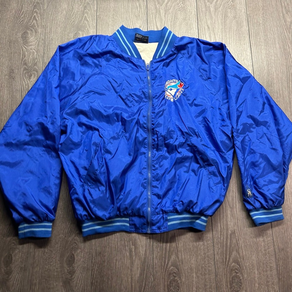 Vintage Toronto Blue Jays Large Jacket Athletics Softwear Canada Blue Mens MLB